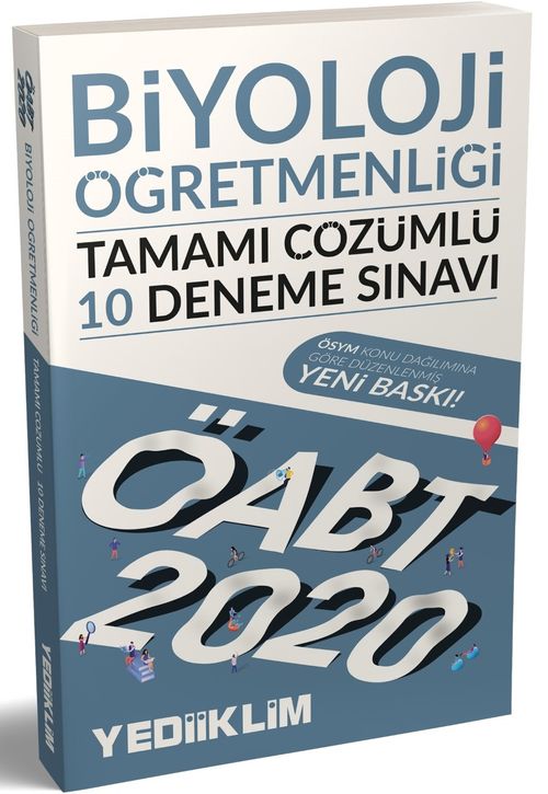 2020 Kpss Öabt Biyoloji Öğretmenliği Tamamı Çözümlü 10 Deneme Sınavı 