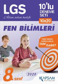 LGS Fen Bilimleri 10'lu Deneme Seti
