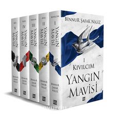 Yangın Mavisi Set (5 Kitap) - Binnur Şafak Nigiz