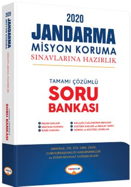 2020 Jandarma Misyon Koruma Sınavlarına Hazırlık Tamamı Çözümlü Soru Bankası 
