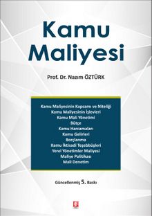 Kamu Maliyesi / Prof.Dr.Nazım Öztürk - Prof. Dr. Nazım Öztürk