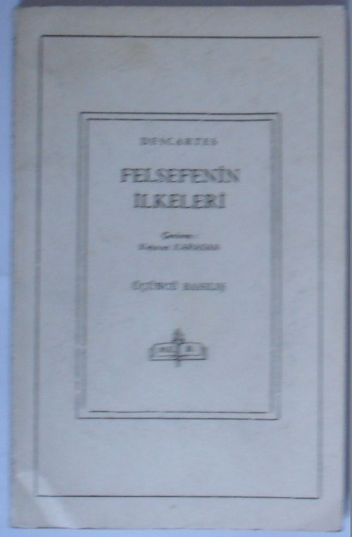 Felsefenin İlkeleri Kod: 11-Z-2