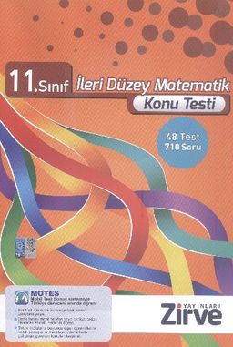 11. Sınıf İleri Düzey Matematik Konu Testi