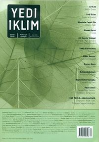 7edi İklim Sayı:304 Temmuz 2015 Kültür Sanat Medeniyet Edebiyat Dergisi