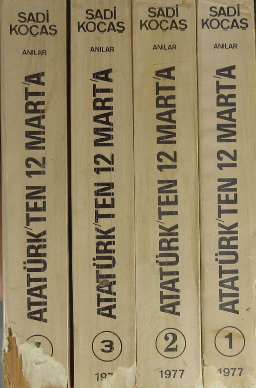 Atatürk'ten 12 Mart'a Anılar (4 Kitap Takım) (2-D-52)