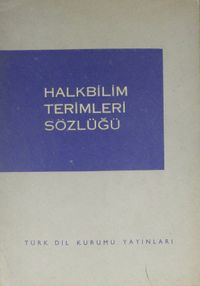 Halkbilim Terimleri Sözlüğü (1-I-27)
