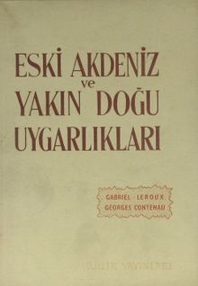 Eski Akdeniz ve Yakın Doğu Uygarlıkları (1-E-44)