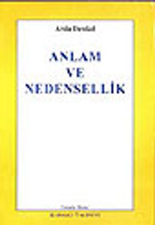 Anlam Ve Nedensellik