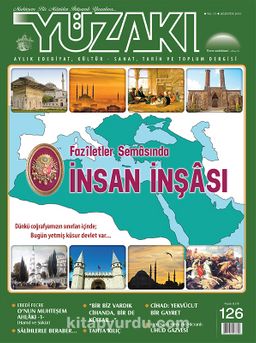 Yüzakı Aylık Edebiyat, Kültür, Sanat, Tarih ve Toplum Dergisi / Sayı:126 Ağustos 2015