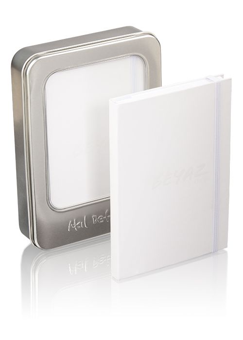 Akıl Defteri - Soft Touch Serisi - Beyaz Defter (11x16)