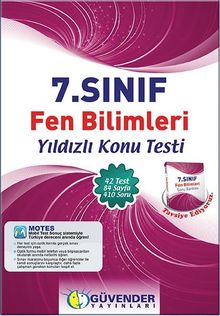 7. Sınıf Fen Bilimleri Yıldızlı Konu Testi (42Test 84 Sayfa)