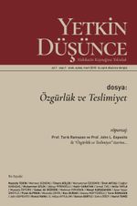 Yetkin Düşünce Ocak Şubat Mart Sayı:1 2018