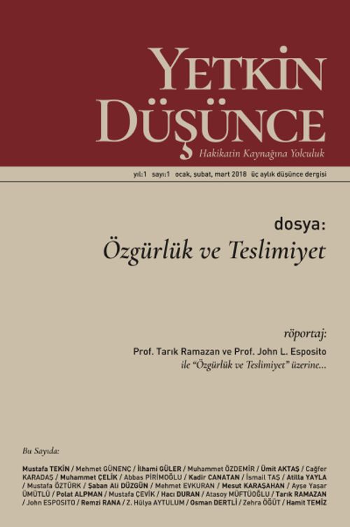 Yetkin Düşünce Ocak Şubat Mart Sayı:1 2018