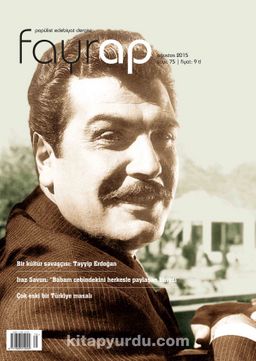 Fayrap Edebiyat Dergisi Ağustos 2015 Sayı:75 