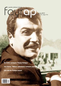 Fayrap Edebiyat Dergisi Ağustos 2015 Sayı:75 