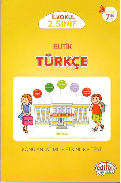 İlkokul 2. Sınıf Butik Türkçe Konu Anlatımlı