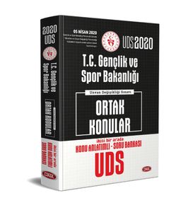 2020 T.C. Gençlik Bakanlığı Ortak Konular Uds Konu Anlatımlı Soru Bankası