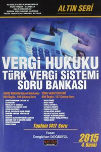 2013 Vergi Hukuku Türk Vergi Sistemi Soru Bankası