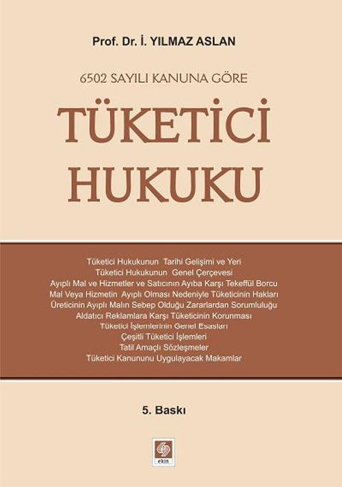 Tüketici Hukuku / 6502 Sayılı Kanuna Göre