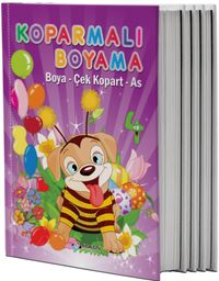 Koparmalı Boyama Kitabı (4 Kitap)