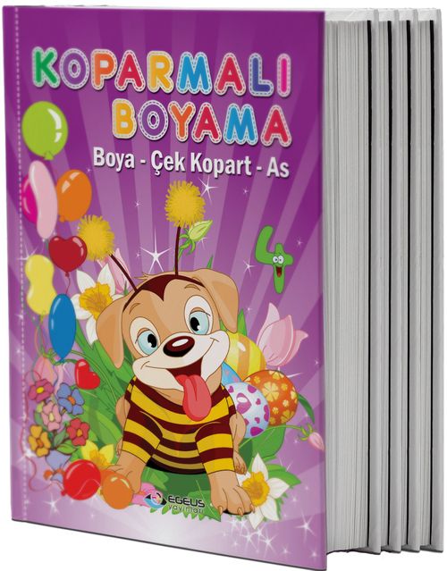 Koparmalı Boyama Kitabı (4 Kitap)
