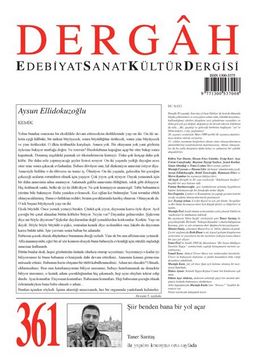 Dergah Edebiyat Sanat Kültür Dergisi Sayı:361 Mart 2020	