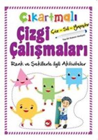 Çıkartmalı Çizgi Çalışmaları - Renkler ve Şekillerle İlgili Aktiviteler
