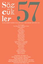 Sözcükler İki Aylık Edebiyat Dergisi Sayı:57 Eylül-Ekim 2015