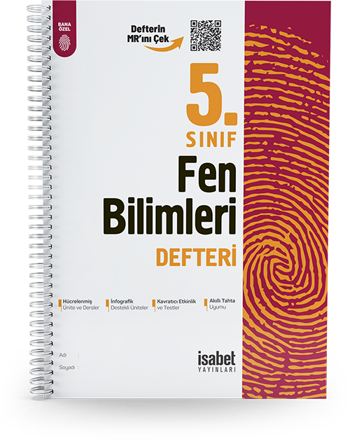 5. Sınıf Fen Bilimleri Ders Defteri