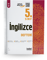 5. Sınıf İngilizce Ders Defteri