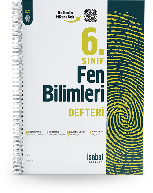 6. Sınıf Fen Bilimleri Ders Defteri