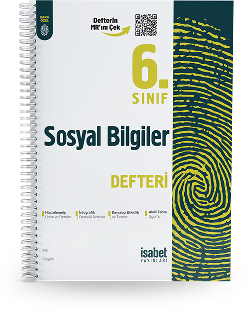 6. Sınıf Sosyal Bilgiler Ders Defteri