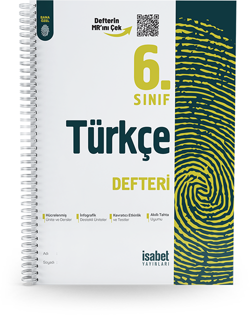 6. Sınıf Türkçe Ders Defteri