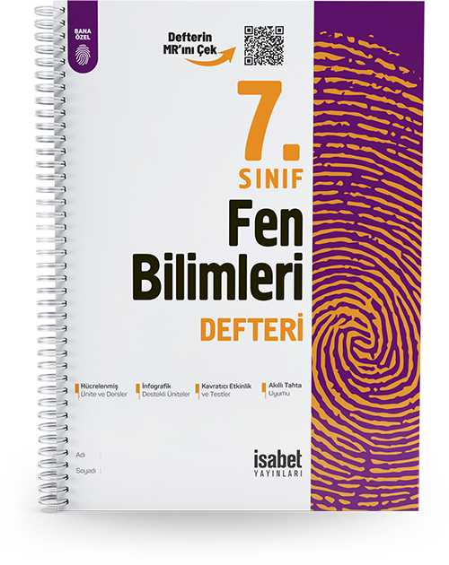 7. Sınıf Fen Bilimleri Ders Defteri