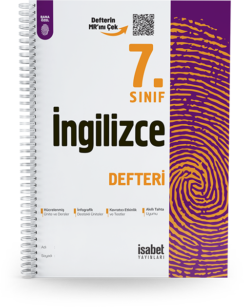 7. Sınıf İngilizce Ders Defteri