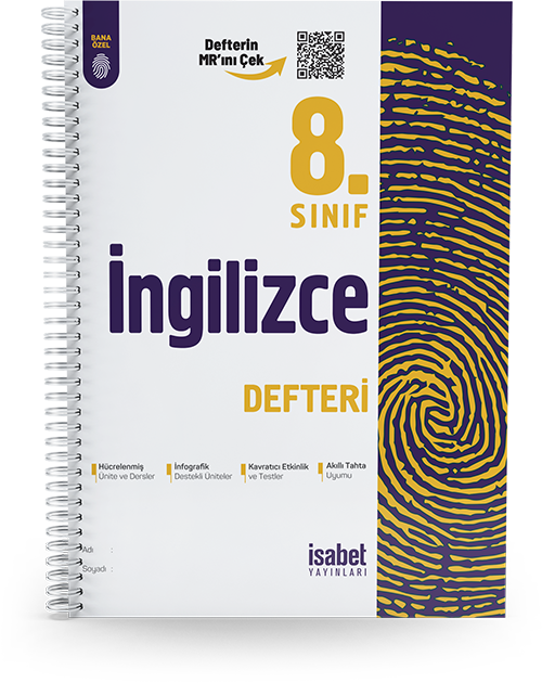 8. Sınıf İngilizce Ders Defteri