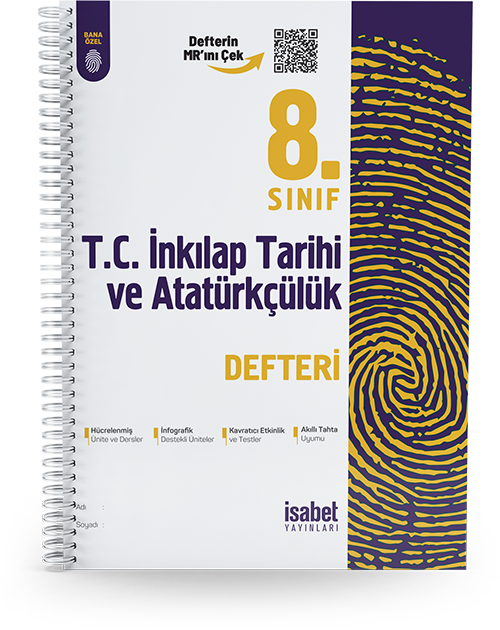 8. Sınıf İnkılap Tarihi Ders Defteri