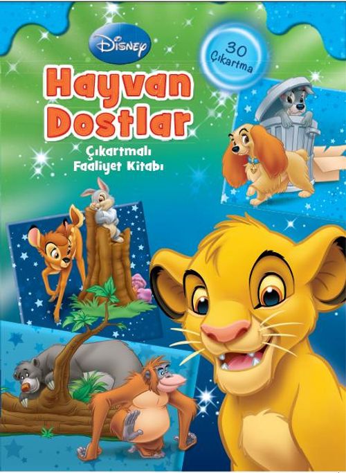 Disney Hayvan Dostlar Çıkartmalı Faaliyet Kitabı