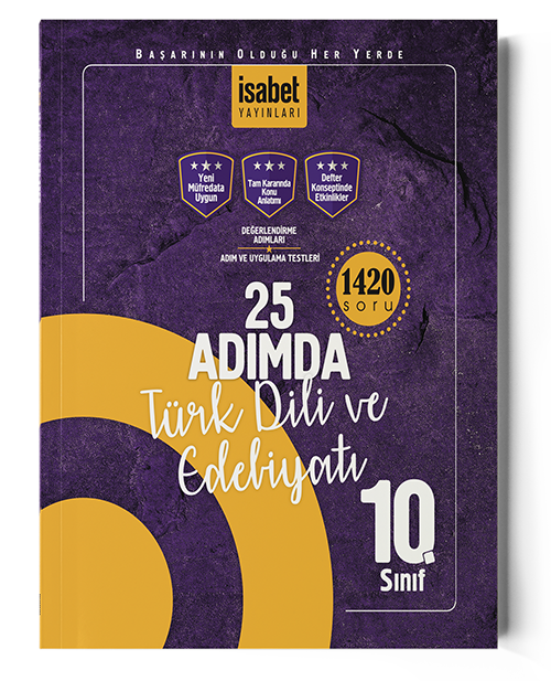 10. Sınıf 25 Adımda Türk Dili ve Edebiyatı