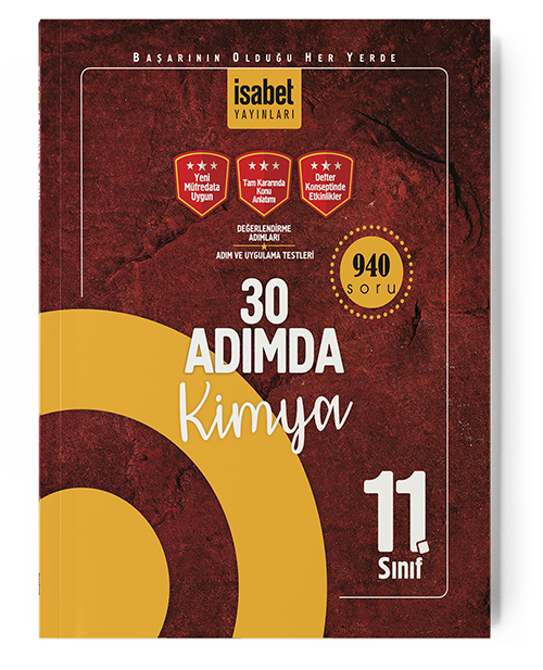 11. Sınıf 30 Adımda Kimya