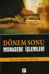 D&ouml;nem Sonu Muhasebe İşlemleri