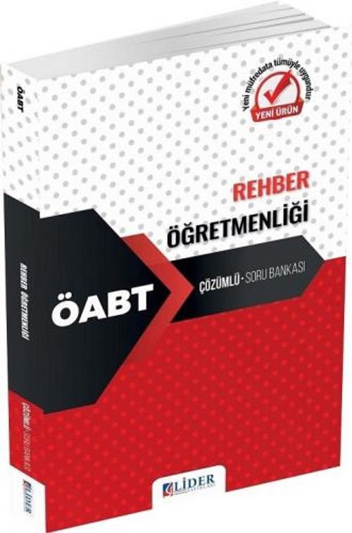 2020 ÖABT Rehber Öğretmenlik Soru Bankası Çözümlü