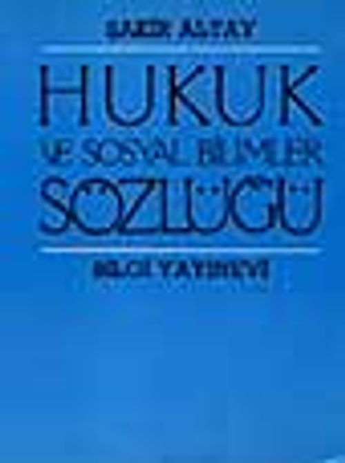 Hukuk Ve Sosyal Bilimler Sözlüğü