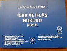 İcra ve İflas Hukuku (Özet)