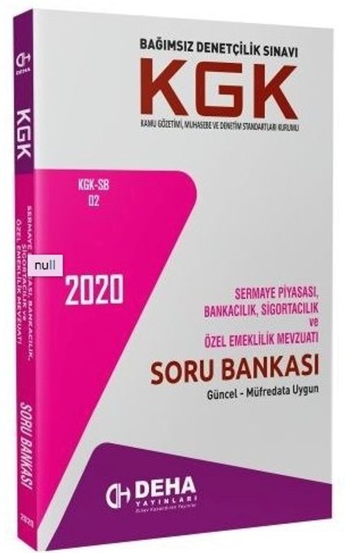 Kgk – Sermaye Piyasası, Bankacılık, Sigortacılık Ve Özel Emeklilik Mevzuatı Soru Bankası