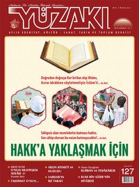 Yüzakı Aylık Edebiyat, Kültür, Sanat, Tarih ve Toplum Dergisi / Sayı:127 Eylül 2015