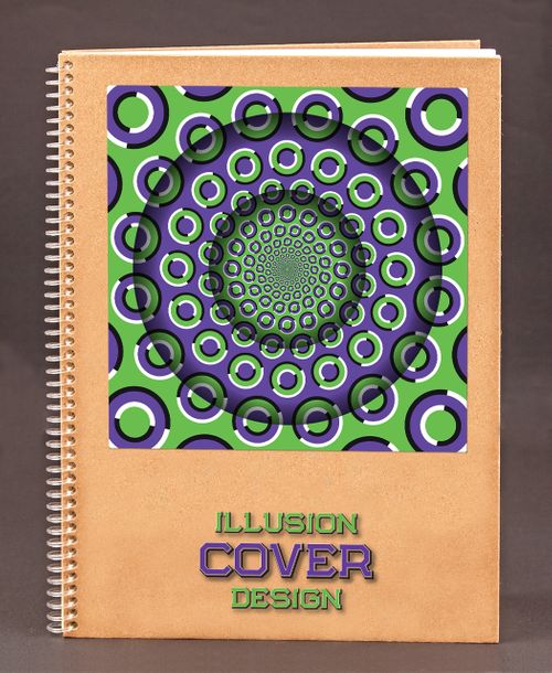 Bookinzi Okul Defteri (Taslamalı) 80gr. 70 yaprak A4 Çizgili - Optik İllüzyon Serisi - 02