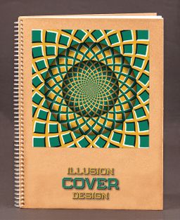 Bookinzi Okul Defteri (Taslamalı) 80gr. 70 yaprak A4 Çizgili - Optik İllüzyon Serisi - 04