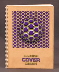 Bookinzi Okul Defteri (Taslamalı) 80gr. 70 yaprak A4 Çizgili - Optik İllüzyon Serisi - 05