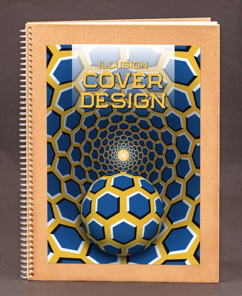 Bookinzi Okul Defteri (Taslamalı) 80gr. 70 yaprak A4 Çizgili - Optik İllüzyon Serisi - 07